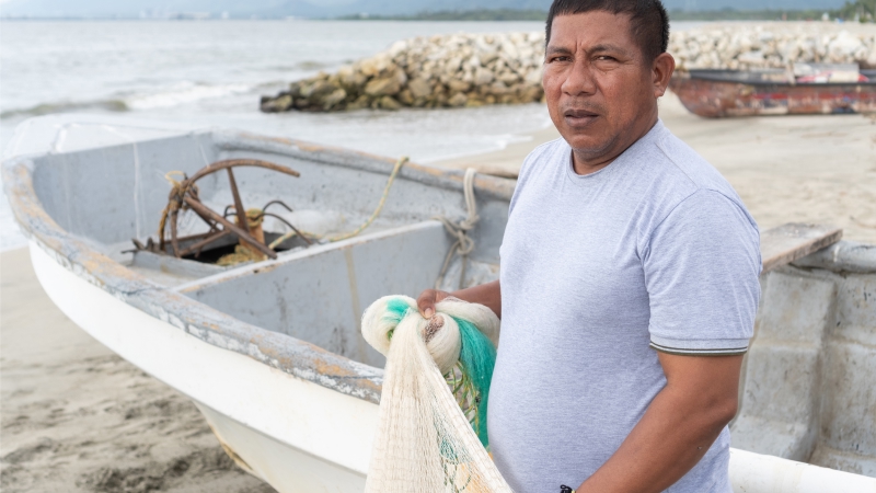 Fisherman in Panama