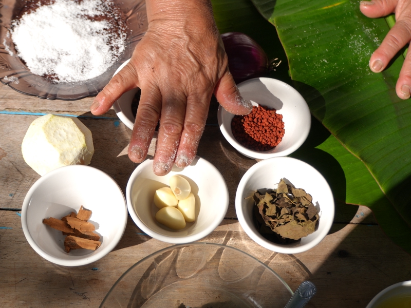 Ingredients for mexican recipe
